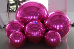 60cm 90cm 1m 2m giant pvc bouncing balls shiny colour inflatable balls big shiny inflatable balls pink