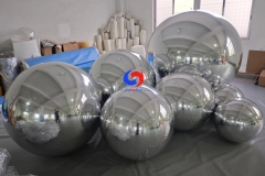 sample first 60cm / 90cm / 120cm / 240 cm most popular bundle silver balloons big shiny silver color inflatable spheres