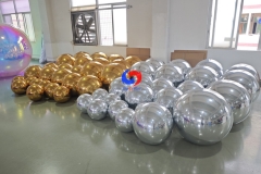 40CM 60CM 80CM DIAM SILVER GOLD GIANT BIG SHINY INFLATABLE MIRROR BALLS/SPHERES