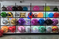 super large Pearl translucent PVC inflatable mirror balls Iridescent pink BIG shiny balls/spheres