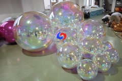 Door to door shipping 1.3ft / 2ft / 2.6ft /3ft / 4ft / 5ft giant big shiny Iridescent/pearl inflatable mirror balls