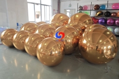 Giant Event Decoration PVC nightclub Inflatable balloon Disco party wedding gold silver Floating Sphere Inflatable Mirror Ball