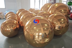 Giant Event Decoration PVC nightclub Inflatable balloon Disco party wedding gold silver Floating Sphere Inflatable Mirror Ball