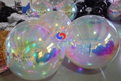 Corporate events Milestone birthdays baby showers decor Giant shiny Iridescent inflatable mirror balls /spheres / balloons