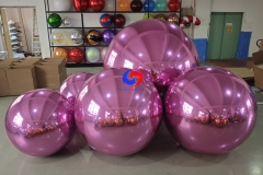 Holiday Party Event Design Balloons & Oversized Balls Multi color pink big shiny inflatable mirror balls