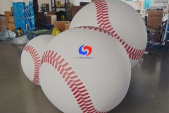 party events birthday anniversary celebrate sport theme backdrop decoration sports ball inflatable baseballs