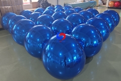 valentine's day design proposal balloon backdrop event setups stunning giant inflatable blue shiny balls for sale